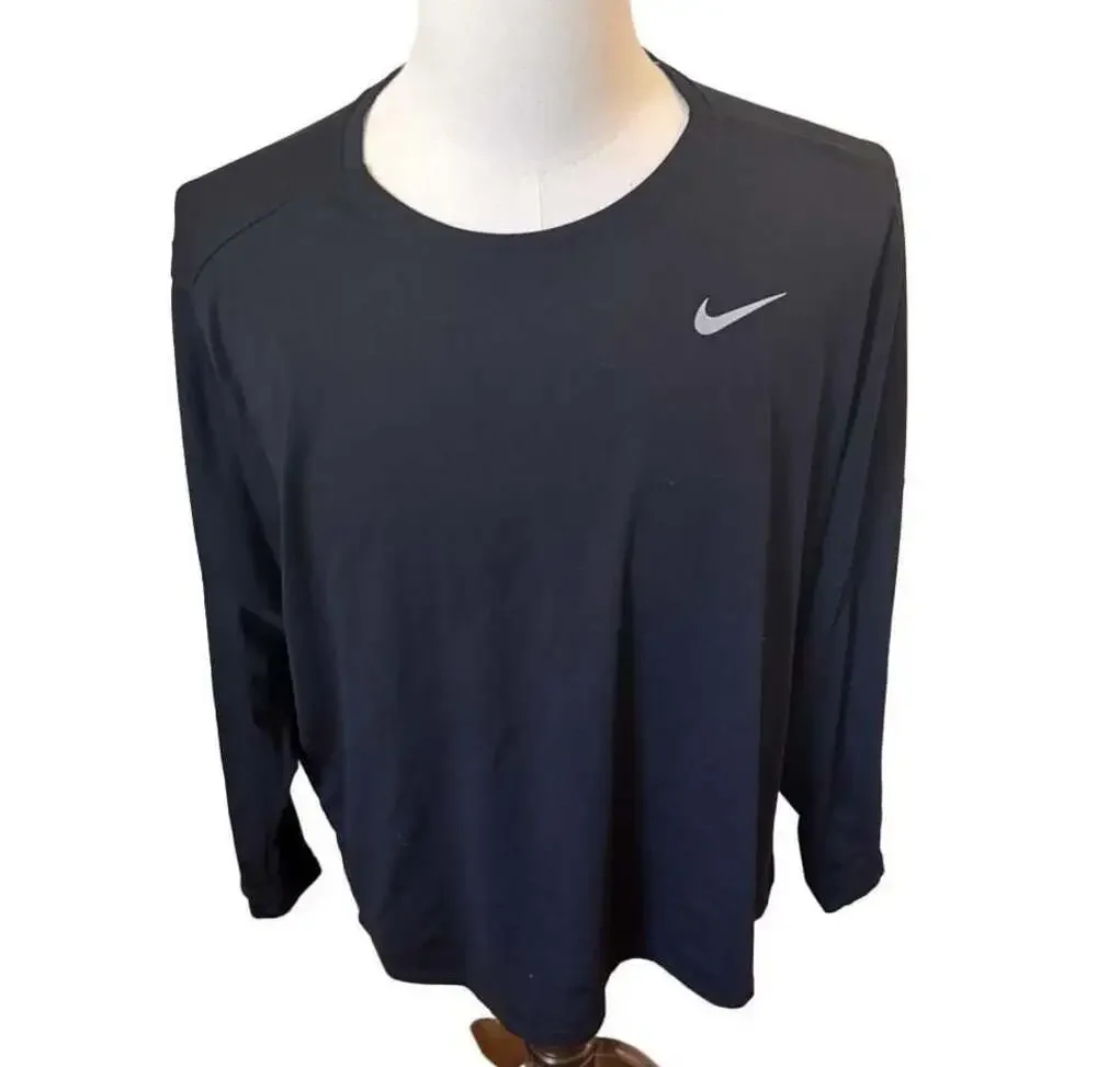 Nike Running Dri-FIT Long Sleeve Crew Neck Performance Shirt